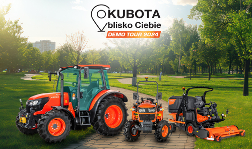 Kubota rusza w Demo Tour 2024 z niezawodnymi maszynami komunalnymi